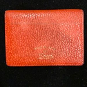 Gucci card holder wallet